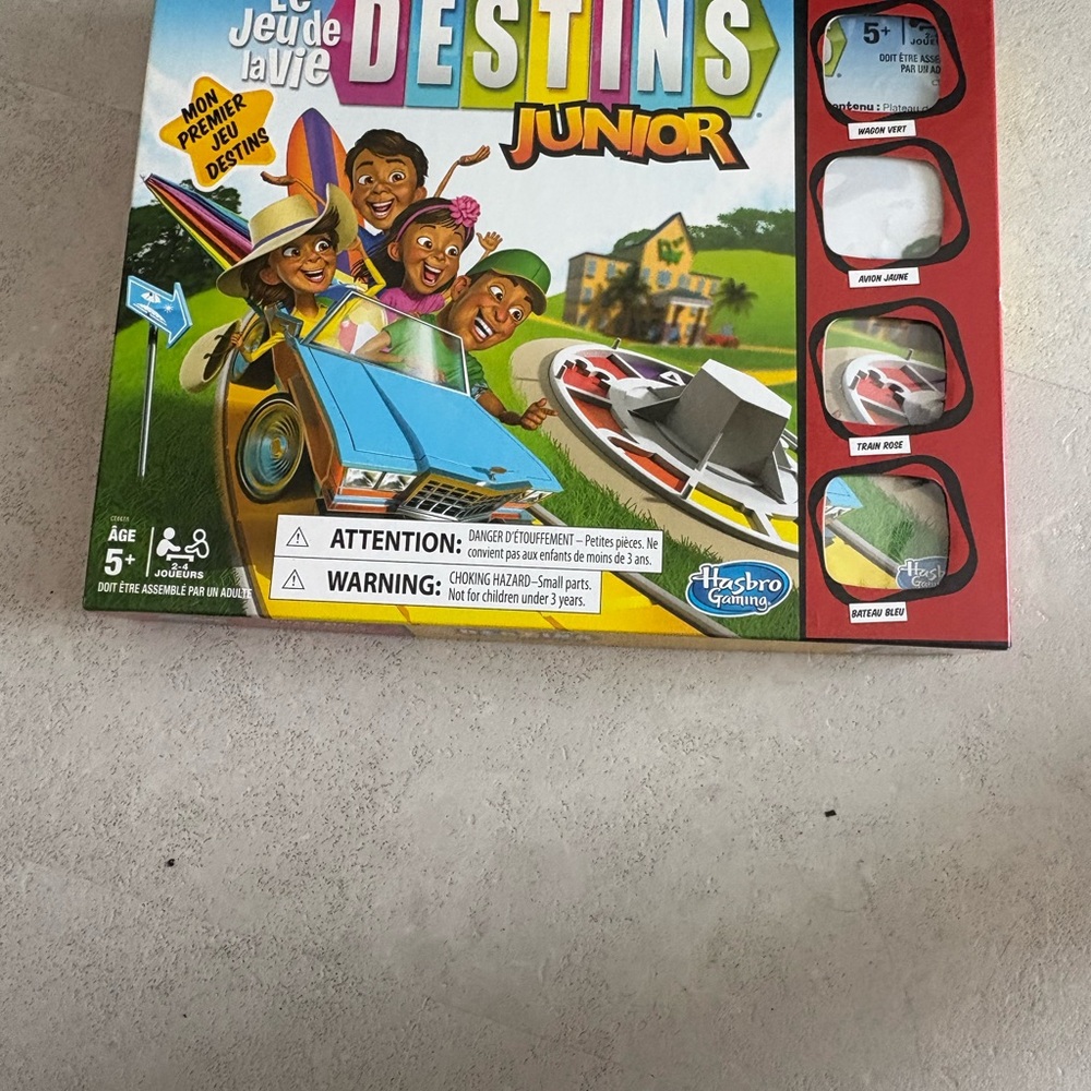 Hasbro Destins Junior Board Game - Multicolor